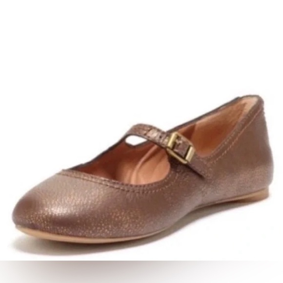 Lucky Brand Pink and Gold Flats - Picture 1 of 5